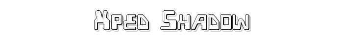XPED Shadow font